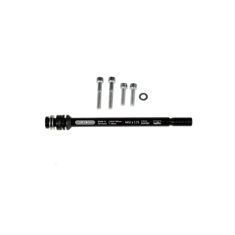 Akseladapter Ortlieb Gjennomgående aksel M6-kontakt 1,75 mm (svart)