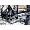 Adaptador de eje Ortlieb Eje pasante M6-Conector 1mm (Negro)