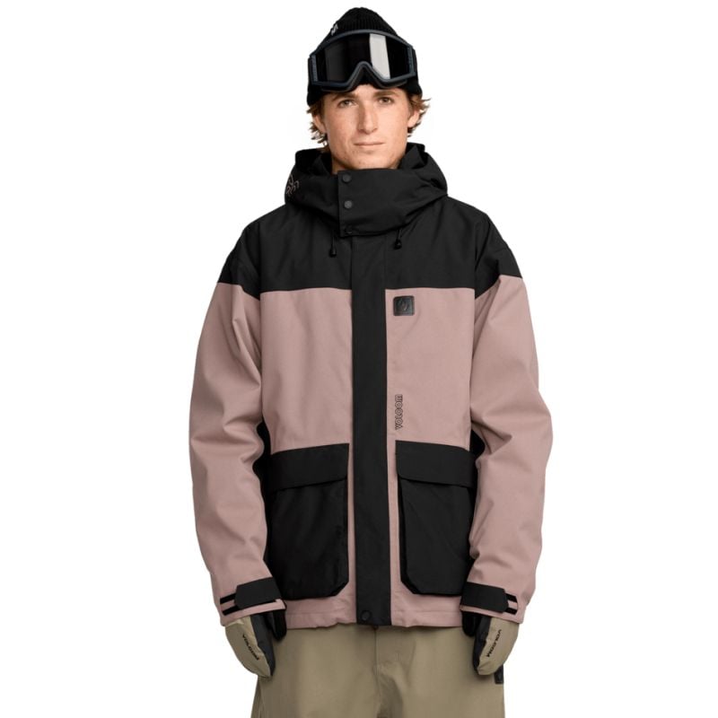 Miesten lumilautatakki Volcom KLEVELAND JACKET (MAUVE)
