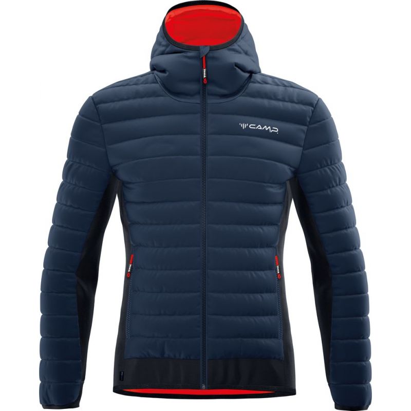 Daunenjacke CAMP HYBRID JACKET (Dark Blue / Black / Dark Orange) Mann