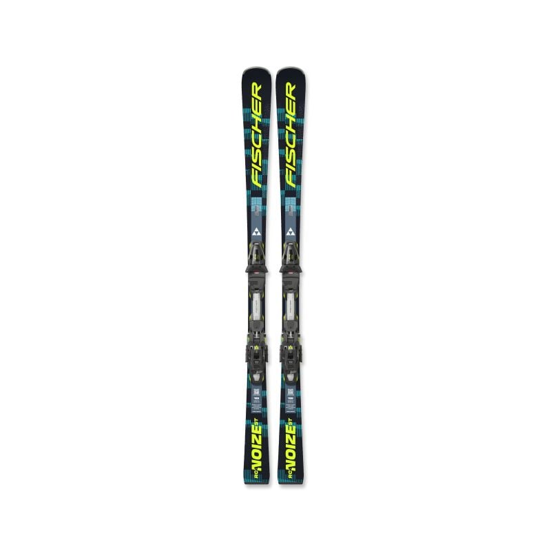 Pack skis alpin FISCHER RC4 NOIZE ST BLACK SUPERFLEX + RC4 Z12 GW (Noir/Bleu) - 2026