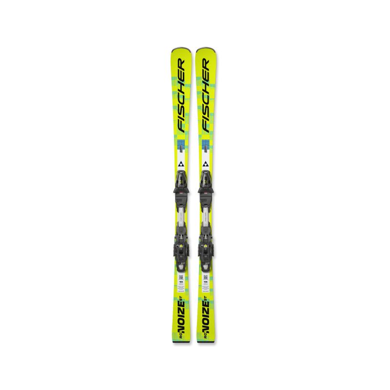 Paquete de esquí alpino Fischer RC4 NOIZE ST SUPERFLEX AMARILLO + RC4 Z12 GW (Amarillo)