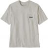 M's Regenerative da uomo in cotone organico certificato LW Pocket Tee (bianco betulla)