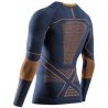 X-BIONIC ENERGY ACCUMULATOR LIGHT SHIRT LS (MARINE/ORANGE) Camiseta esquí hombre