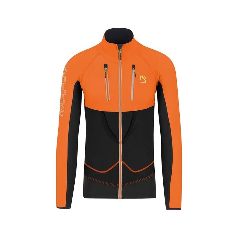 Jakke Karpos ALAGNA LITE (SORT/VIBR.ORANGE) Mand