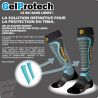 Chaussettes ski alpin - MONNET GELPROTECH (Bleu)
