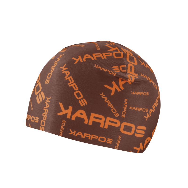Gorro transpirable Karpos ALAGNA RACE CAP (MAHOGANY/VIBR.ORANGE) Unisex
