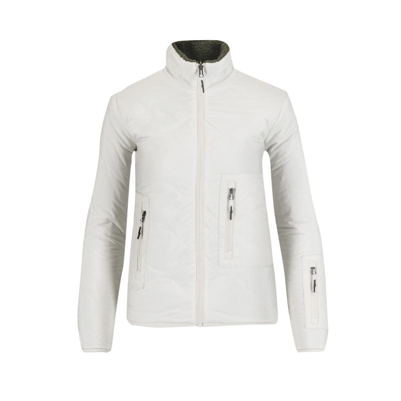 Veste réversible KARPOS SENNES (VAPOROUS GRAY/FOUR LEAFE) Femme
