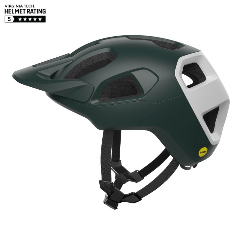 Casque de VTT POC Cularis (Pargasite Green Matt/hydrogen White Matt)