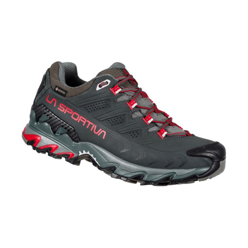 Polkujuoksukengät La Sportiva Ultra Raptor II Leather Wide Woman GTX (Hiili/Lollipop) Naiset