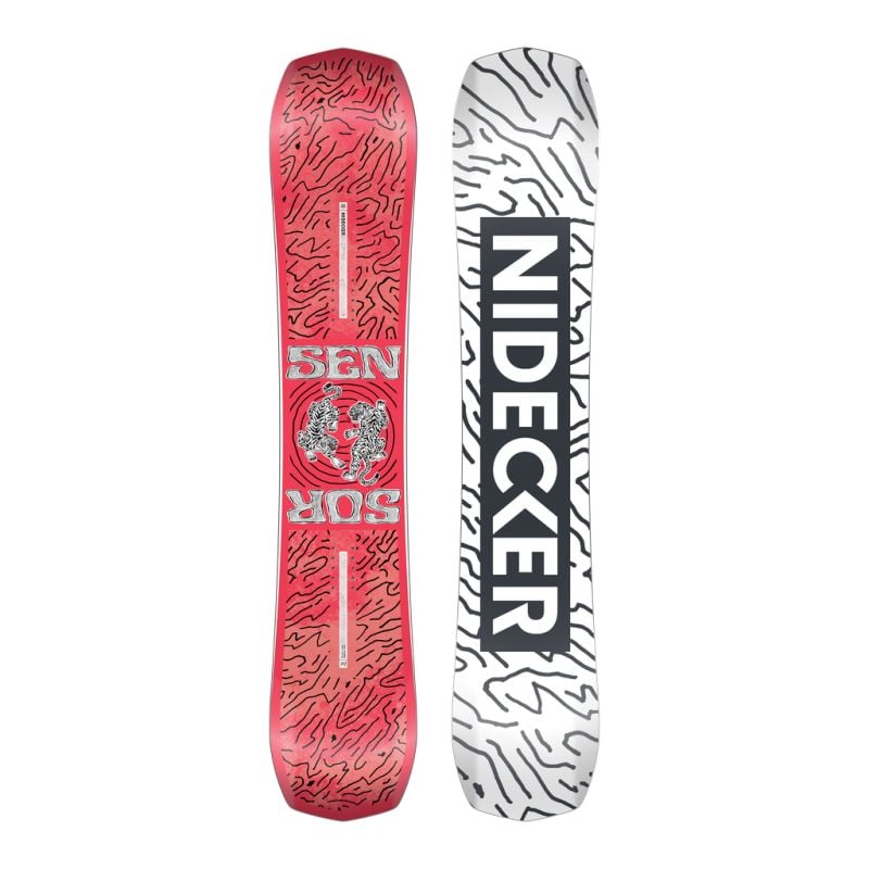 Snowboard Nidecker SENSOR (Red/White) Men - 2026