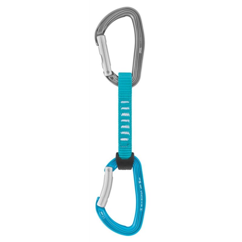 Degaine PETZL DJINN AXESS 12cm (Turquoise)