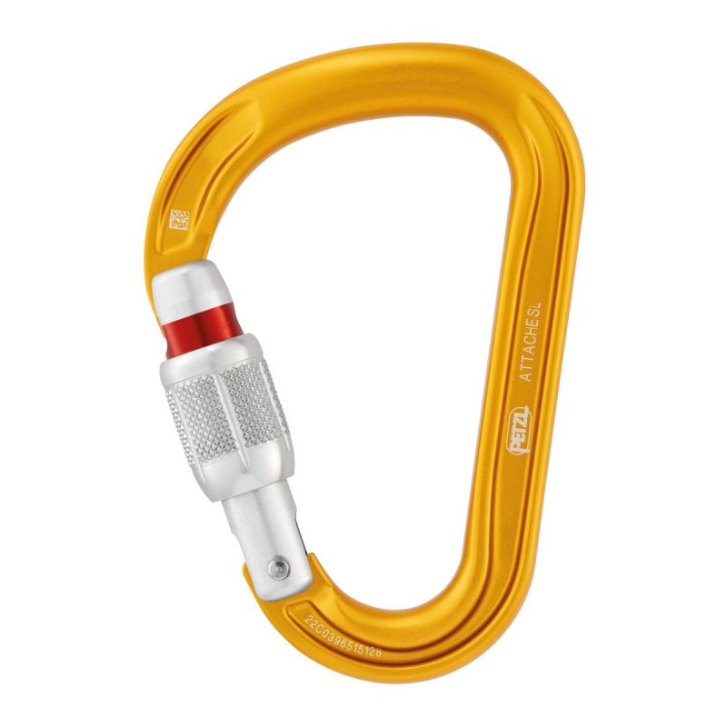 Karabiner PETZL ATTACHE (Gelb)