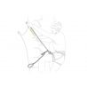 PETZL SCORPIO VERTIGO SW Via ferrata-line med VERTIGO karabinkroker og svirvel