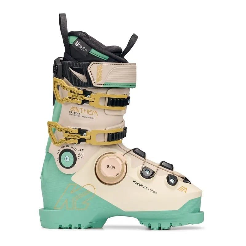 Chaussures de ski K2 ANTHEM 95 BOA (Beige/Bleu) Femme