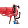 PETZL LUNA Klatsesele til kvinder, komfortabel og justerbar, til klatring i klipper, lange ruter og trad CORAL RED
