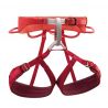 PETZL LUNA Klettergurt Damen, bequem und verstellbar, für das Klettern in der Wand, Mehrseillängen und Trad CORAL RED
