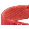 PETZL LUNA Harnais d'escalade femme, confortable et réglable, pour la pratique en falaise, grande voie et trad CORAL RED