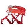 PETZL LUNA Klätterselar för kvinnor, bekväm och justerbar, för klippklättring, multipitch och trad CORAL RED