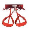 PETZL ADJAMA Comfortabele en verstelbare klimharnas voor gebruik in de rotswand, lange routes en trad DARK RED