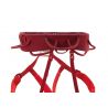 PETZL ADJAMA Arnés de escalada cómodo y ajustable para la práctica en roca, vías largas y trad DARK RED