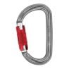 PETZL Moschettone di bloccaggio a forma di Am'D per collegare l'attrezzatura all'imbracatura.