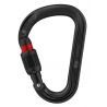 PETZL ATTACHE Moschettone asimmetrico compatto e leggero NERO