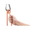 PETZL BAR HANGER Envejs pæreformet karabinhage med skruelås GRAY