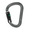PETZL WILLIAM Mosquetón de cierre grande en forma de pera para descuelgues y descuelgues de medio mosquetón