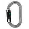PETZL OK Kevyt ovaali karabiini harmaana
