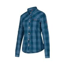 Andes LS Shirt W (Storm Blue/Cherry Tomato) Dam