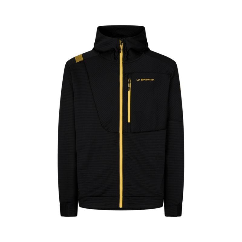 Fleece Klettern La Sportiva Mood Hoody M (Schwarz/Gelb) Herren