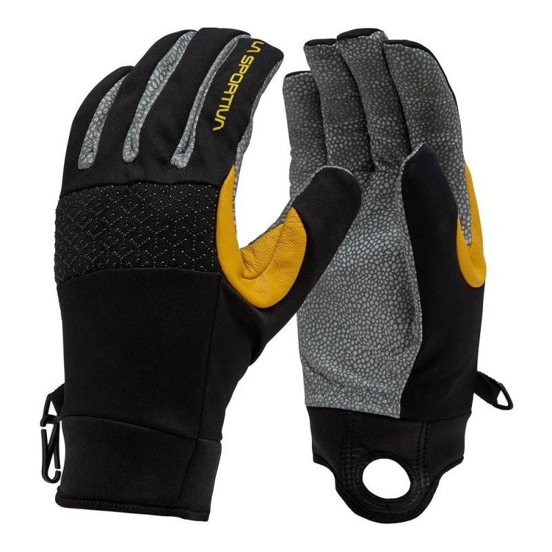 Guanti alpinismo La Sportiva Supercouloir Tech (Nero/Giallo)