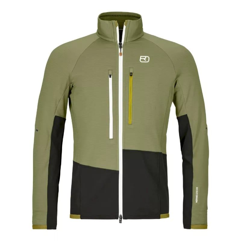 Fleece-jakke Ortovox FLEECE RIB JACKET M (sly fox) menn