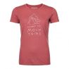 T-shirt ORTOVOX 150 COOL MTN PROTECTOR TS W (wild rose) Femme 