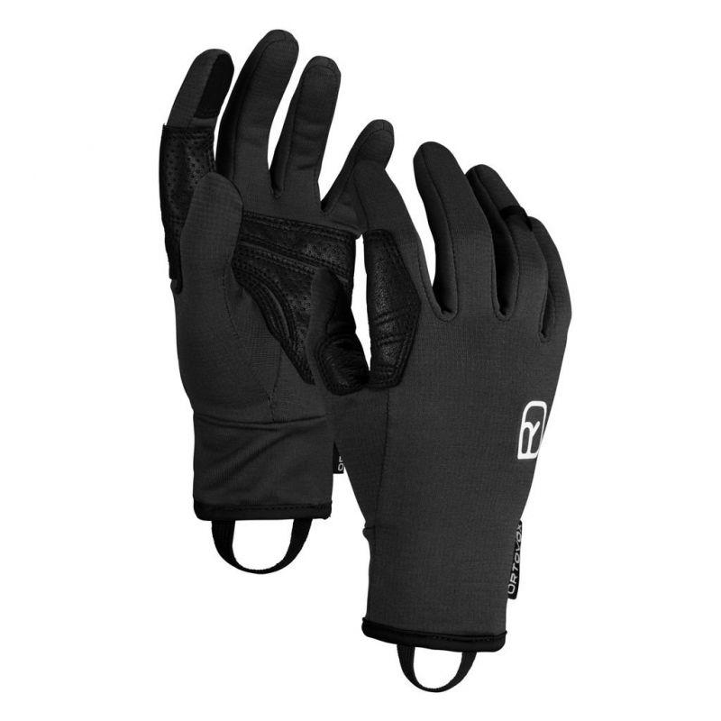Handskar Ortovox FLEECE LIGHT GLOVE W (black raven) Dam