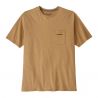 T-shirt Patagonia M's Boardshort Logo Pocket Responsibili-Tee (Talon Gold) Uomo