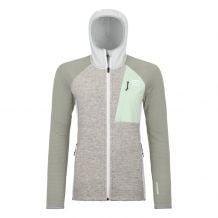 Fleece Ortovox FLEECE GP CLASSIC KNIT HOODY W (grau eis) Damen