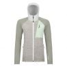 Fleece Ortovox FLEECE GP CLASSIC KNIT HOODY W (grau eis) Damen