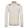 FLEECE GRID JACKET W hvit kritt