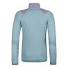FLEECE GRID JACKET W glacier grey