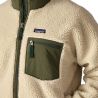 Polar Fleece Patagonia M's Classic Retro-X Jkt (Dark Natural w/Basin Green) Miesten Polar Fleece Patagonia M's Classic Retro-X J