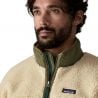 Polar Fleece Patagonia M's Classic Retro-X Jkt (Dark Natural w/Basin Green) Miesten Polar Fleece Patagonia M's Classic Retro-X J