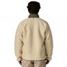 Forro polar Patagonia M's Classic Retro-X Jkt (Dark Natural w/Basin Green) Hombre