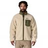 Forro polar Patagonia M's Classic Retro-X Jkt (Dark Natural w/Basin Green) Hombre