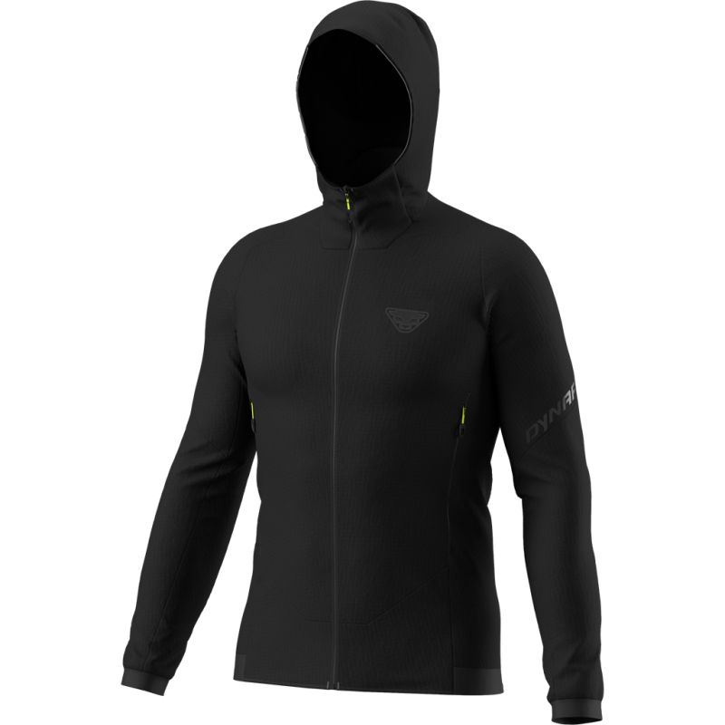 Polaire Dynafit BLACKLIGHT THERM HOODED JKT M (black out) Uomo