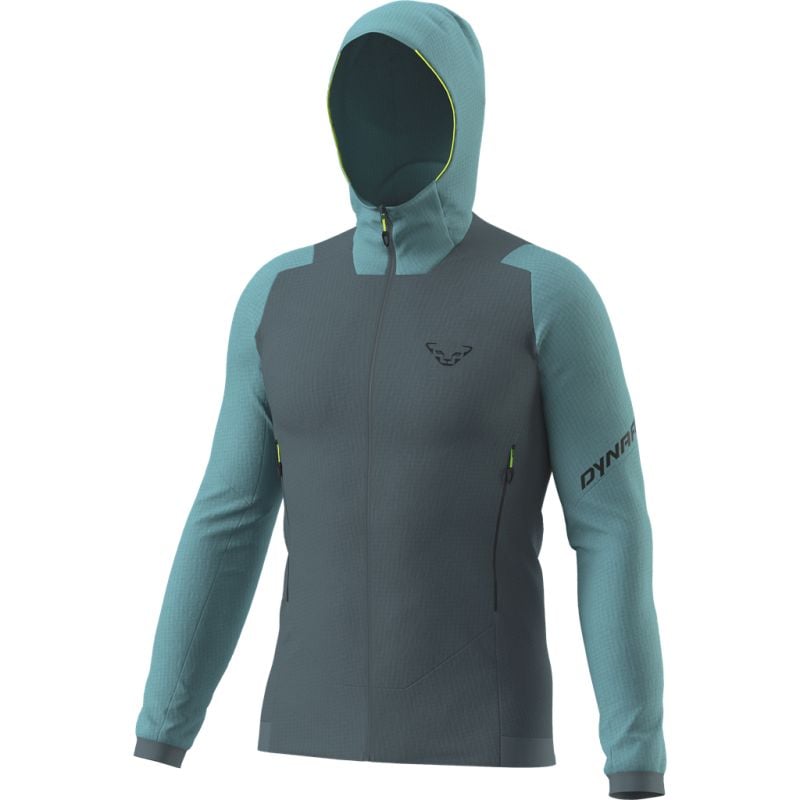 Polaire DYNAFIT BLACKLIGHT THERM HOODED JKT M (smoke blue) Homme 