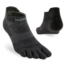 Laufsocken INJINJI Run Lightweight No-Show (Schwarz) Unisex