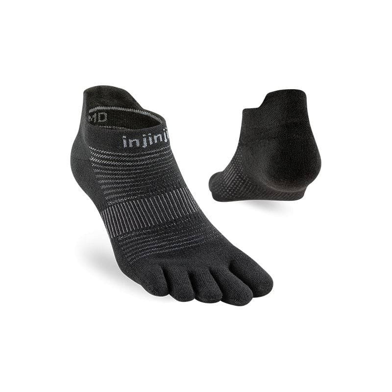 Juoksusukat INJINJI Run Lightweight No-Show (Musta) Unisex