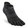INJINJI Juoksusukat Lightweight No-Show (Musta)